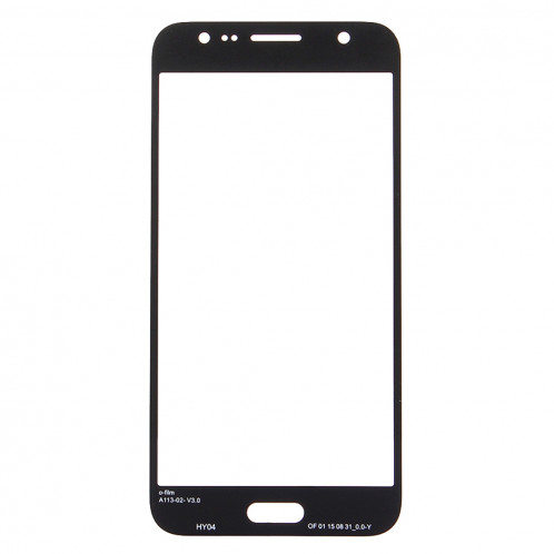 iPartsAcheter pour Samsung Galaxy J5 / J500 Lentille extérieure en verre (Noir) SI01BL1750-08