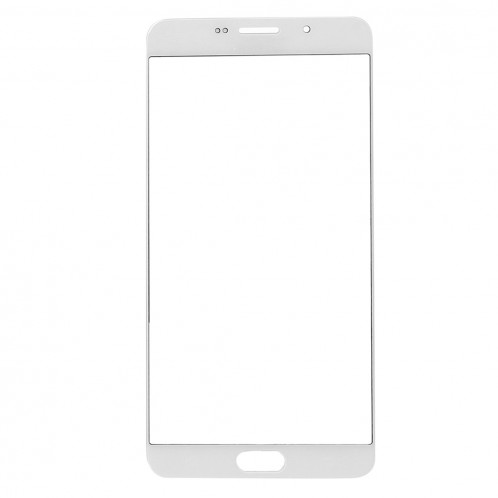 iPartsAcheter pour Samsung Galaxy A9 (2016) / A900 Lentille extérieure en verre d'écran avant (blanc) SI04WL38-08