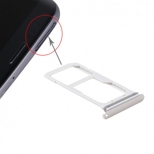 iPartsAcheter pour le porte-cartes Samsung Galaxy S7 / G930 (1 x porte-cartes SIM + 1x porte-cartes SD) (Or) SI011J491-04