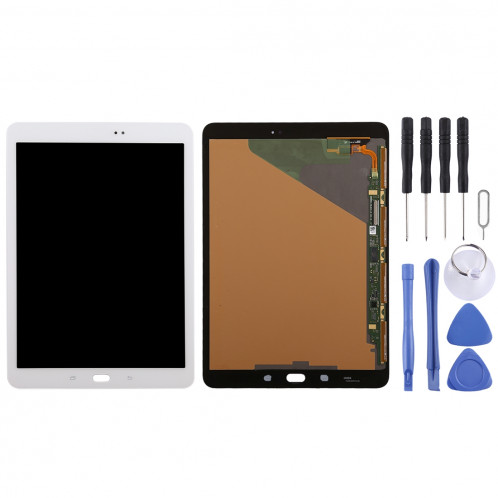 Ecran LCD et ensemble de numérisation complet pour Galaxy Tab S2 9.7 / T815 / T810 / T813 (Blanc) SH39WL32-06