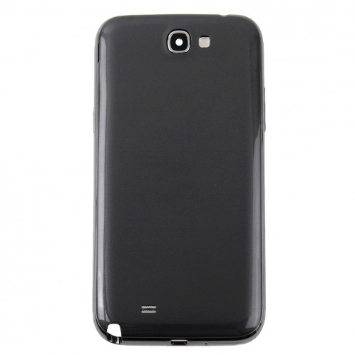 iPartsAcheter pour Samsung Galaxy Note II / N7100 cadre moyen lunette + couvercle arrière de la batterie (noir) SI62BL1675-06
