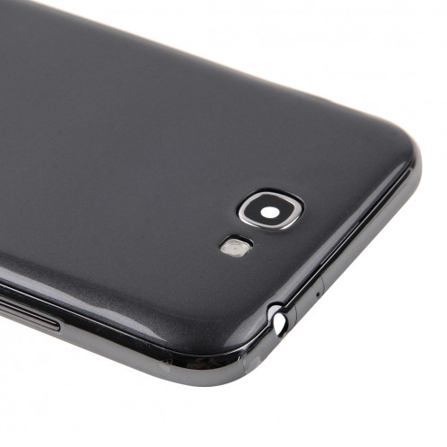 iPartsAcheter pour Samsung Galaxy Note II / N7100 cadre moyen lunette + couvercle arrière de la batterie (noir) SI62BL1675-06
