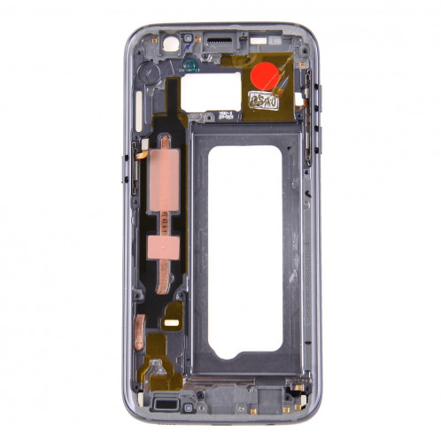 iPartsAcheter pour Samsung Galaxy S7 / G930 Boîtier Avant Cadre LCD Cadre (Gris) SI071H192-06