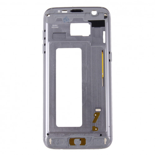 iPartsAcheter pour Samsung Galaxy S7 Edge / G935 Boîtier Avant LCD Cadre Lunette (Gris) SI073H824-06