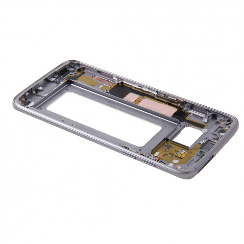 iPartsAcheter pour Samsung Galaxy S7 Edge / G935 Boîtier Avant LCD Cadre Lunette (Gris) SI073H824-06