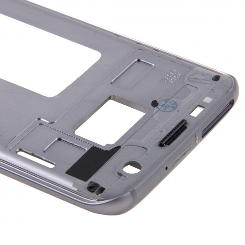 iPartsAcheter pour Samsung Galaxy S7 Edge / G935 Boîtier Avant LCD Cadre Lunette (Gris) SI073H824-06