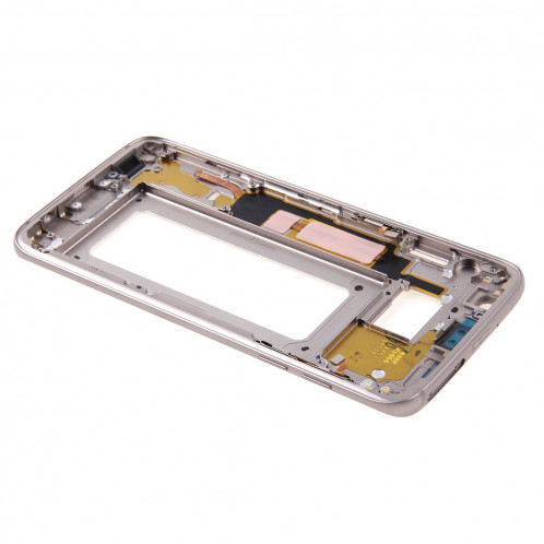 iPartsAcheter pour Samsung Galaxy S7 Edge / G935 Boîtier Avant Cadre LCD Cadre Lunette (Or) SI073J783-06