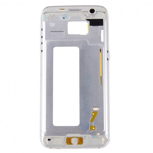 iPartsAcheter pour Samsung Galaxy S7 Edge / G935 Boîtier Avant Cadre LCD Cadre Lunette (Argent) SI073S764-06