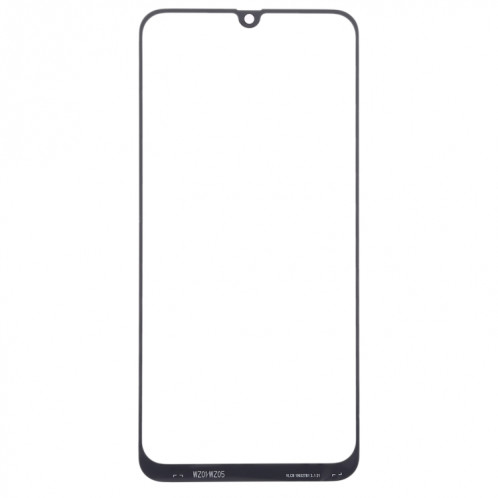 Pour Galaxy A50 / A30 / M30 / A4S Lentille extérieure en verre de l'écran avant (noir) SH102B1253-06
