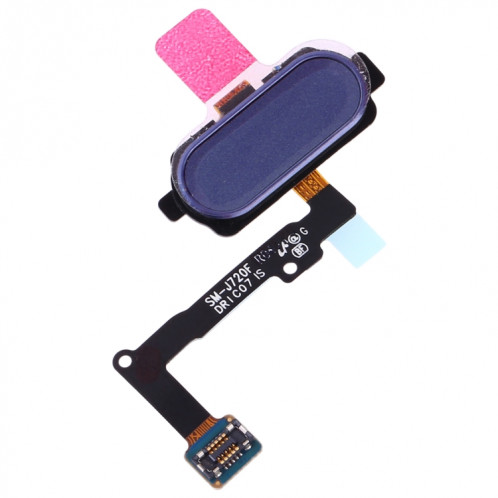 Câble flexible pour capteur d'empreintes digitales Galaxy J7 Duo SM-J720F (bleu) SH139L812-04