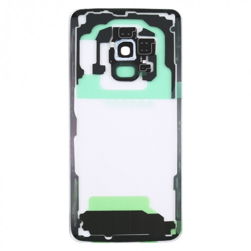 Pour Samsung Galaxy S9 G960F G960F/DS G960U G960W G9600 Couvercle arrière de batterie transparent avec couvercle d'objectif d'appareil photo (Transparent) SH28TL1710-06