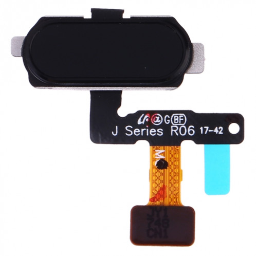 Pour Galaxy J7 (2017) SM-J730F/DS SM-J730/DS Câble flexible du capteur d'empreintes digitales (noir) SH238B13-04
