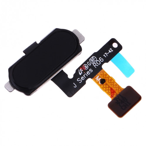 Pour Galaxy J7 (2017) SM-J730F/DS SM-J730/DS Câble flexible du capteur d'empreintes digitales (noir) SH238B13-04