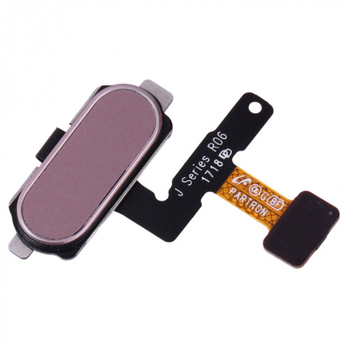 Pour Galaxy J7 (2017) SM-J730F/DS SM-J730/DS Câble flexible du capteur d'empreintes digitales (rose) SH238F663-04