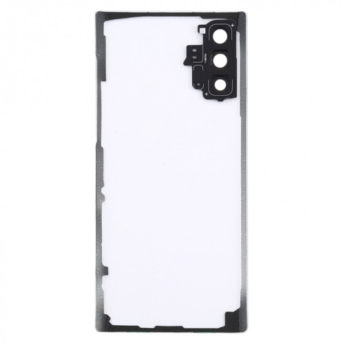 Pour Samsung Galaxy Note 10 N970 N9700 Couvercle arrière de batterie transparent avec couvercle d'objectif d'appareil photo (transparent) SH08TL1995-06