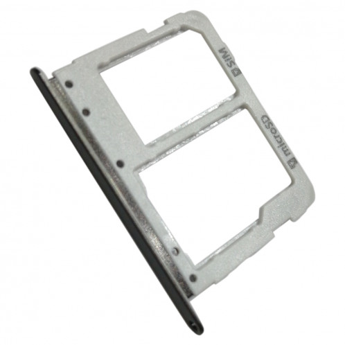 Bac à carte SIM + bac à carte Micro SD pour Galaxy Tab S3 9.7 / T825 (version 3G) (Noir) SH354B768-05