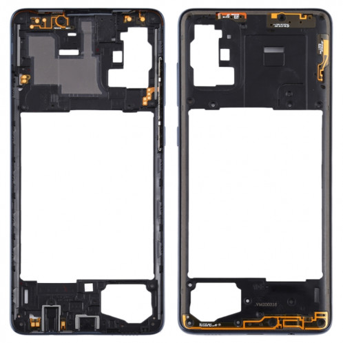 Pour Samsung Galaxy A71 Middle Frame Bezel Plate (Noir) SH368B1437-06