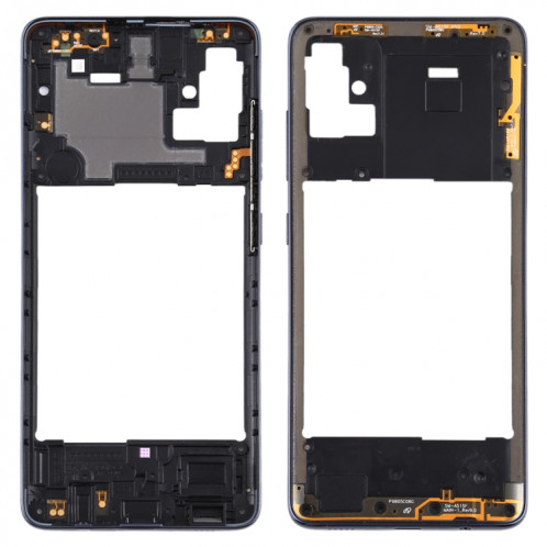 Pour Samsung Galaxy A51 Middle Frame Bezel Plate (Noir) SH380B1098-06