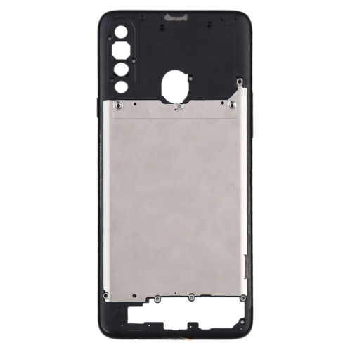 Pour Samsung Galaxy A20s Middle Frame Bezel Plate (Noir) SH382B1922-06