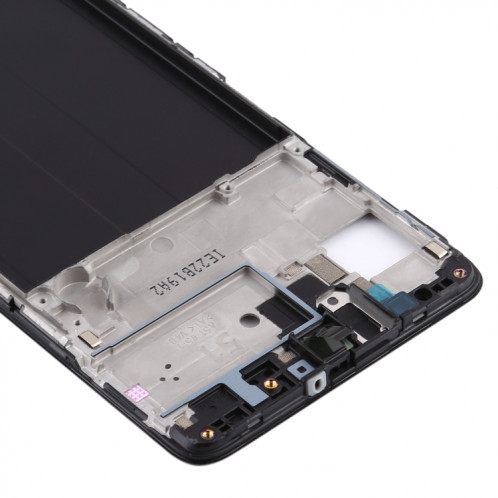 Pour Samsung Galaxy A51 Front Housing LCD Frame Bezel Plate (Black) SH385B1879-06