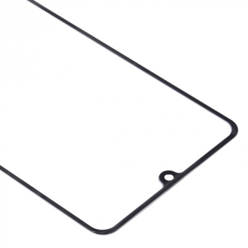 Pour Samsung Galaxy A31 Lentille en verre extérieure de l'écran avant (noir) SH389B1054-06