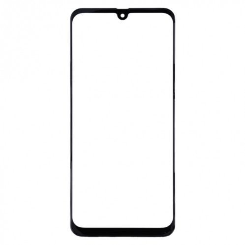 Pour Samsung Galaxy A41 Lentille en verre extérieure de l'écran avant (noir) SH390B1224-06