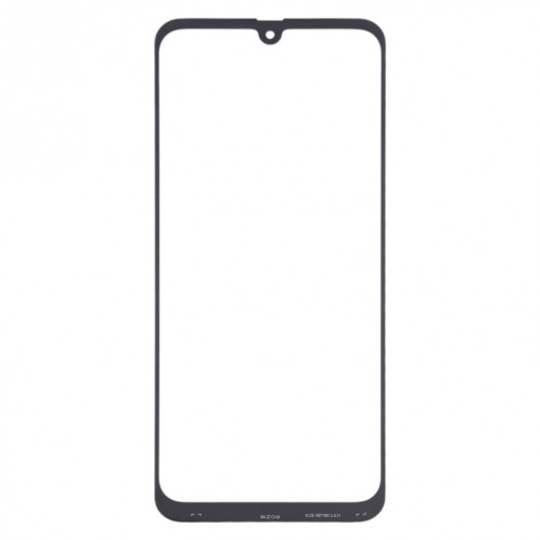 Pour Samsung Galaxy A41 Lentille en verre extérieure de l'écran avant (noir) SH390B1224-06