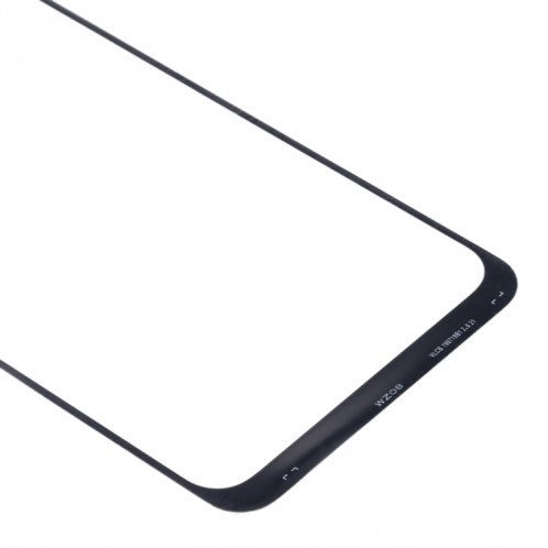 Pour Samsung Galaxy A41 Lentille en verre extérieure de l'écran avant (noir) SH390B1224-06