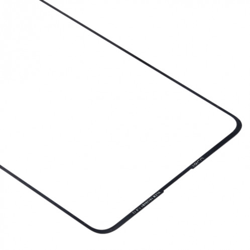 Pour Samsung Galaxy A51 Lentille en verre extérieure de l'écran avant (noir) SH391B964-06
