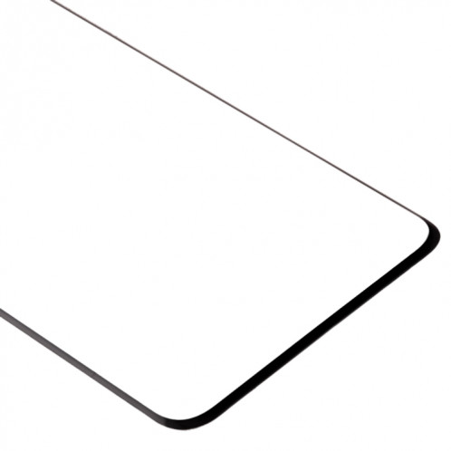 Pour Samsung Galaxy S20+ Lentille en verre extérieure de l'écran avant (noir) SH395B7-06