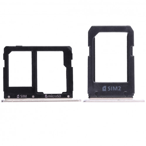 2 Plateau de carte SIM + Micro SD Card Plateau pour Galaxy A5108 / A7108 (Gold) SH457J292-06