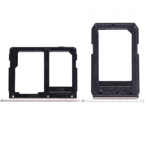 2 Plateau de carte SIM + Micro SD Card Plateau pour Galaxy A5108 / A7108 (Gold) SH457J292-06