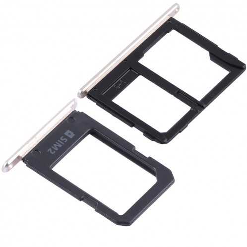 2 Plateau de carte SIM + Micro SD Card Plateau pour Galaxy A5108 / A7108 (Gold) SH457J292-06