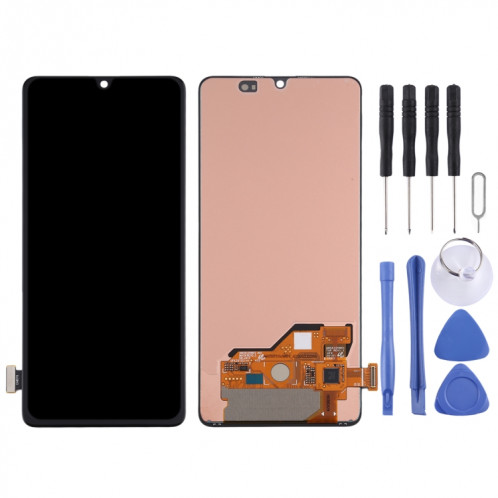 Écran LCD Super AMOLED pour Samsung Galaxy A41 avec assemblage complet du numériseur (Noir) SH505B148-06