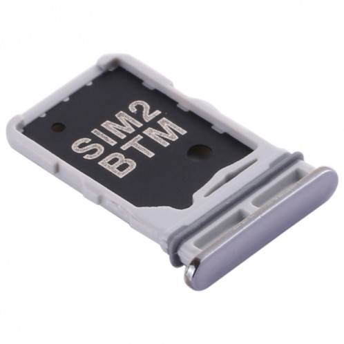 Pour Samsung Galaxy A80 Plateau de carte SIM + Plateau de carte SIM (Argent) SH509S120-04