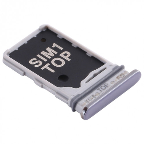 Pour Samsung Galaxy A80 Plateau de carte SIM + Plateau de carte SIM (Argent) SH509S120-04