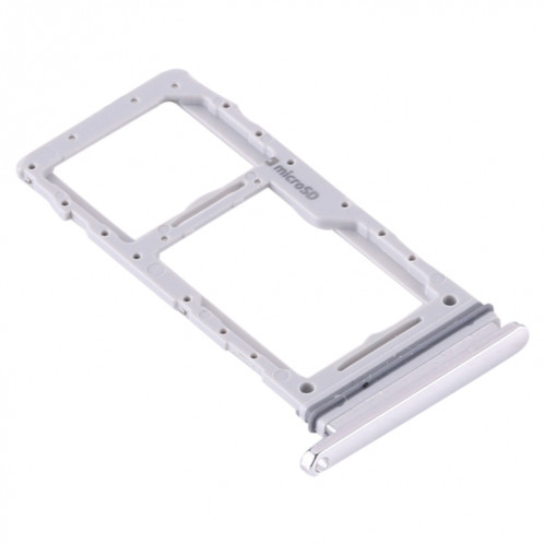 Pour Samsung Galaxy S20+ / Galaxy S20 Ultra Plateau de carte SIM + Plateau de carte SIM / Plateau de carte Micro SD (Blanc) SH516W1641-04