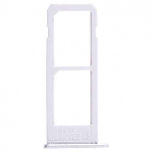 2 Plateau de carte SIM pour Galaxy S6 Edge plus / S6 Edge + (Argent) SH543S140-06