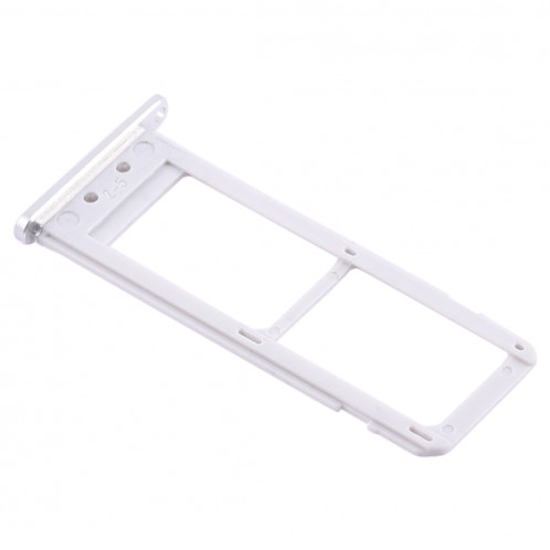 2 Plateau de carte SIM pour Galaxy S6 Edge plus / S6 Edge + (Argent) SH543S140-06
