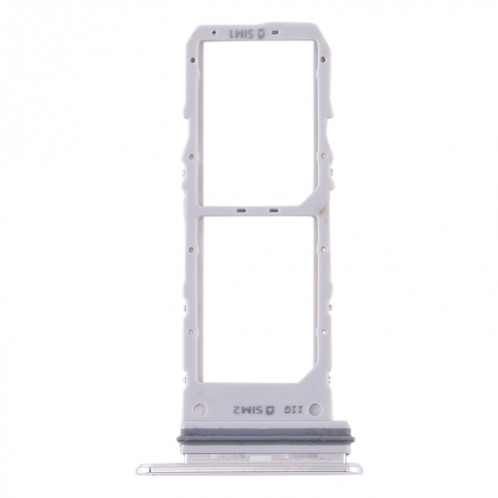 Pour Samsung Galaxy Note10 Plateau de carte SIM + Plateau de carte SIM (Blanc) SH551W639-04