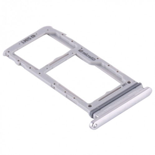 Pour Samsung Galaxy S20 Plateau de carte SIM + Plateau de carte SIM / Plateau de carte Micro SD (Blanc) SH555W1062-04
