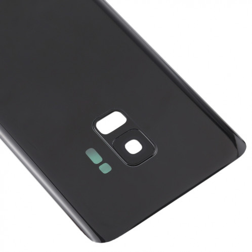 Coque arrière de batterie pour Galaxy S9 avec objectif d'appareil photo (noir) SH70BL1803-06