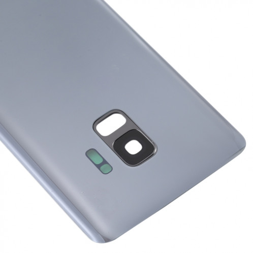 Coque arrière de batterie pour Galaxy S9 avec objectif d'appareil photo (gris) SH70HL618-06