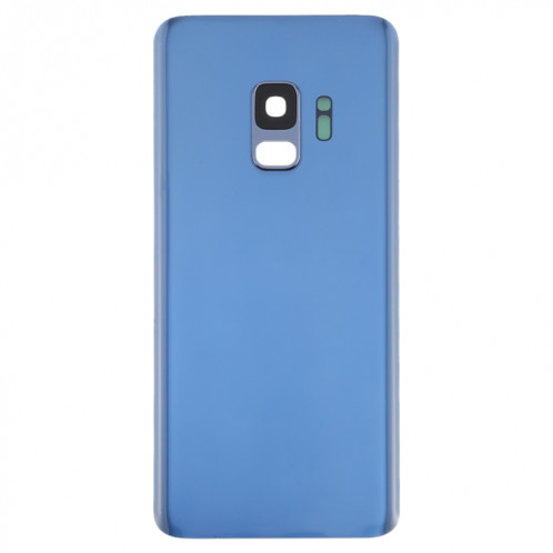 Coque arrière de batterie pour Galaxy S9 avec objectif d'appareil photo (bleu) SH70LL1939-06