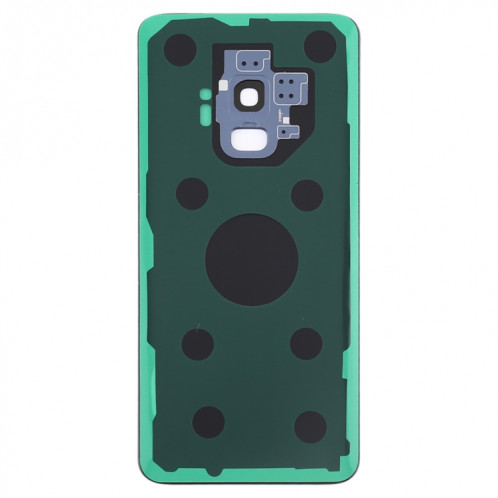Coque arrière de batterie pour Galaxy S9 avec objectif d'appareil photo (bleu) SH70LL1939-06