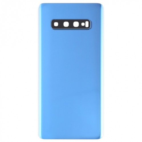 Coque arrière de batterie pour Galaxy S10+ avec objectif d'appareil photo (bleu) SH71LL1966-06