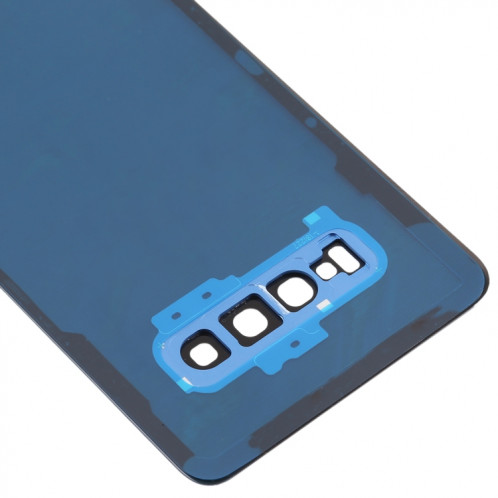 Coque arrière de batterie pour Galaxy S10+ avec objectif d'appareil photo (bleu) SH71LL1966-06