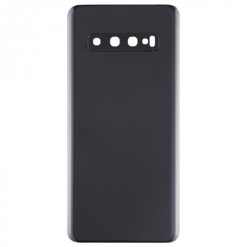 Coque arrière de batterie pour Galaxy S10 avec objectif d'appareil photo (noir) SH72BL1090-06