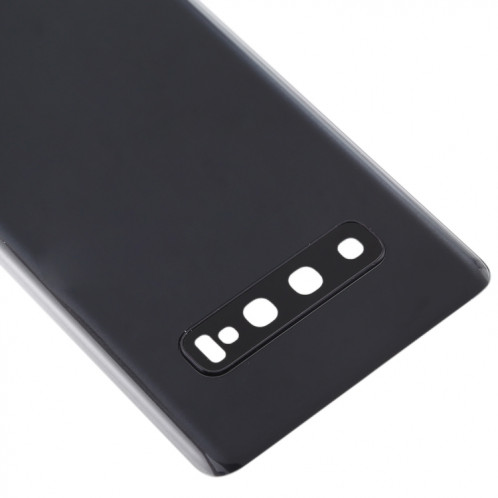 Coque arrière de batterie pour Galaxy S10 avec objectif d'appareil photo (noir) SH72BL1090-06