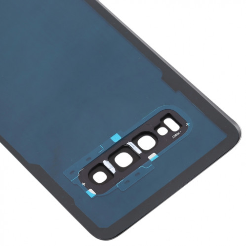 Coque arrière de batterie pour Galaxy S10 avec objectif d'appareil photo (noir) SH72BL1090-06